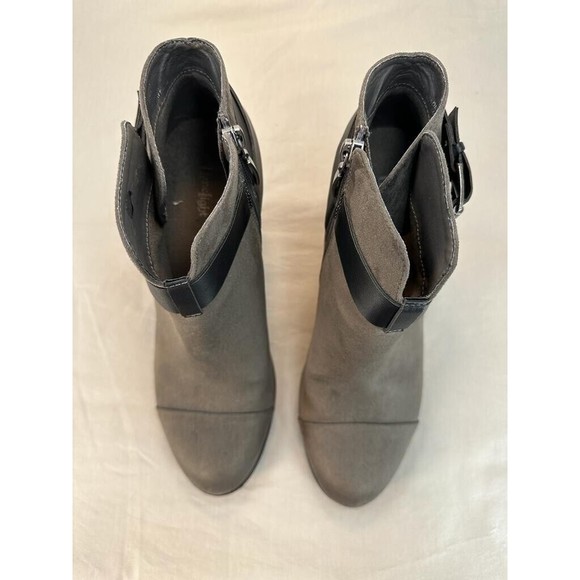 Limelight Jena Faux Suede Tan Ankle Booties, Gray. Size: 10 - Picture 8 of 16